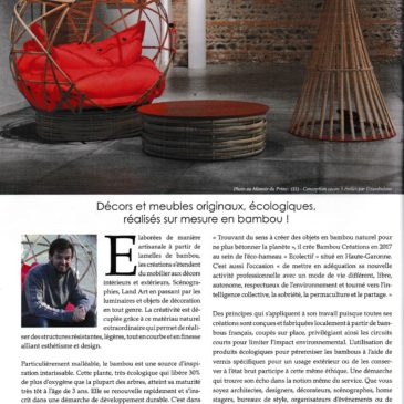 On parle de nous dans le magazine Maison & Jardin !