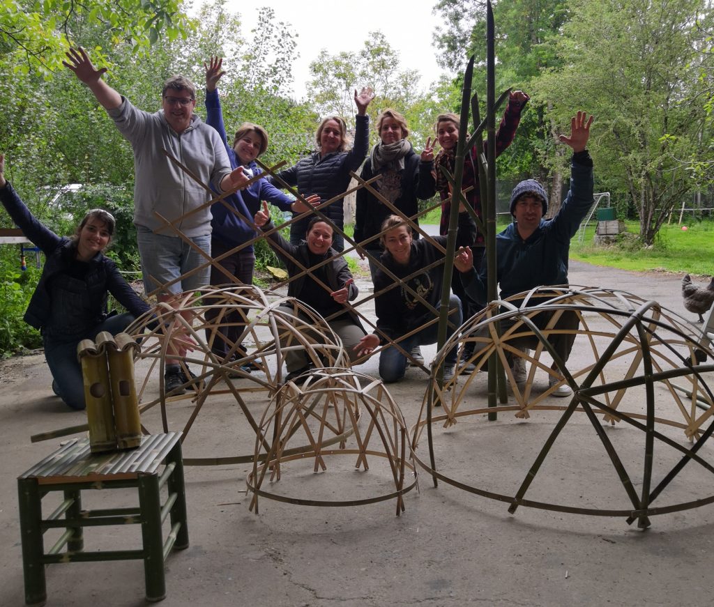 Créations en bambou personnelles des stagiaires - Mai 2021 Bambou Créations