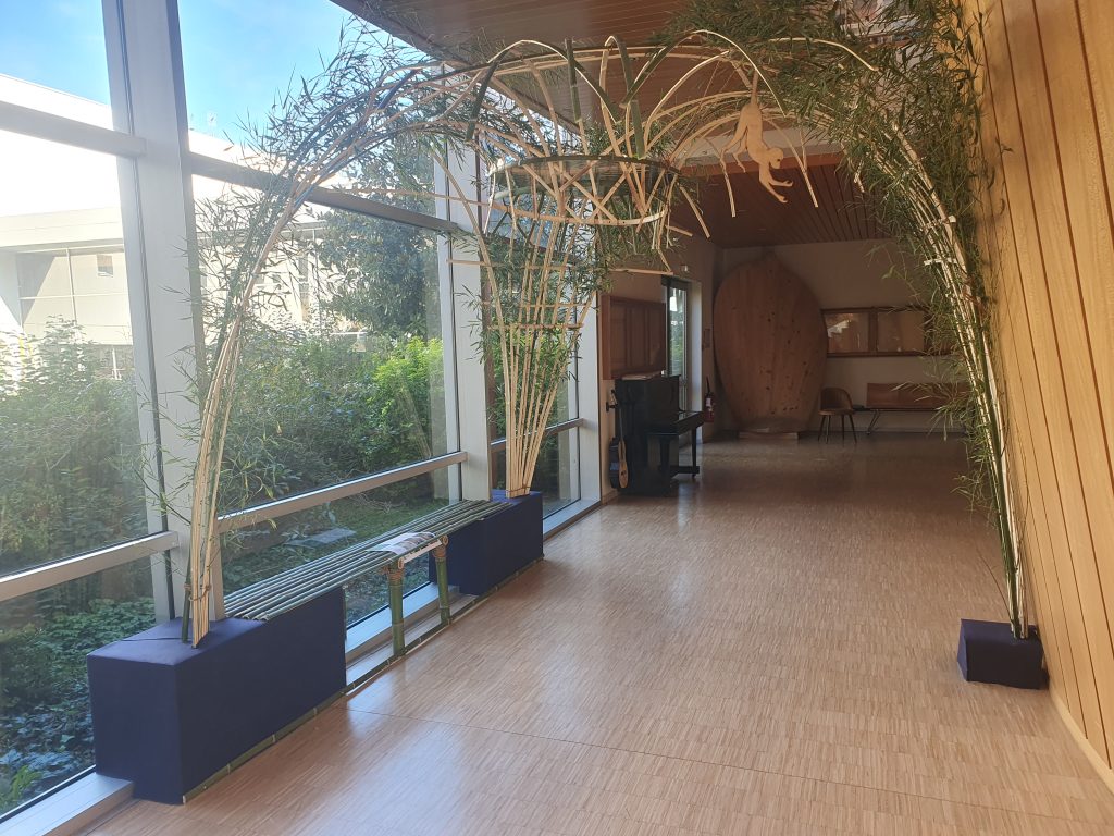 Arche de bambou, réalisée par les étudiants de l'ESB de Nantes